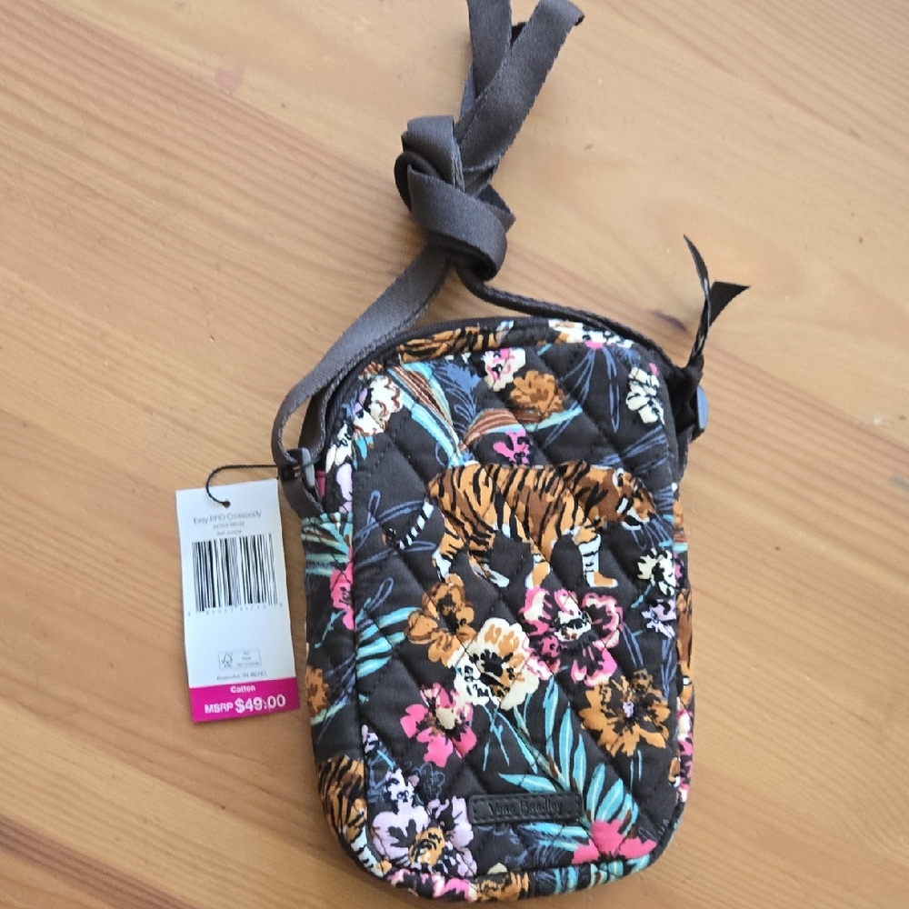 Vera Bradley "Bali Jungle" RFID Crossbody Bag